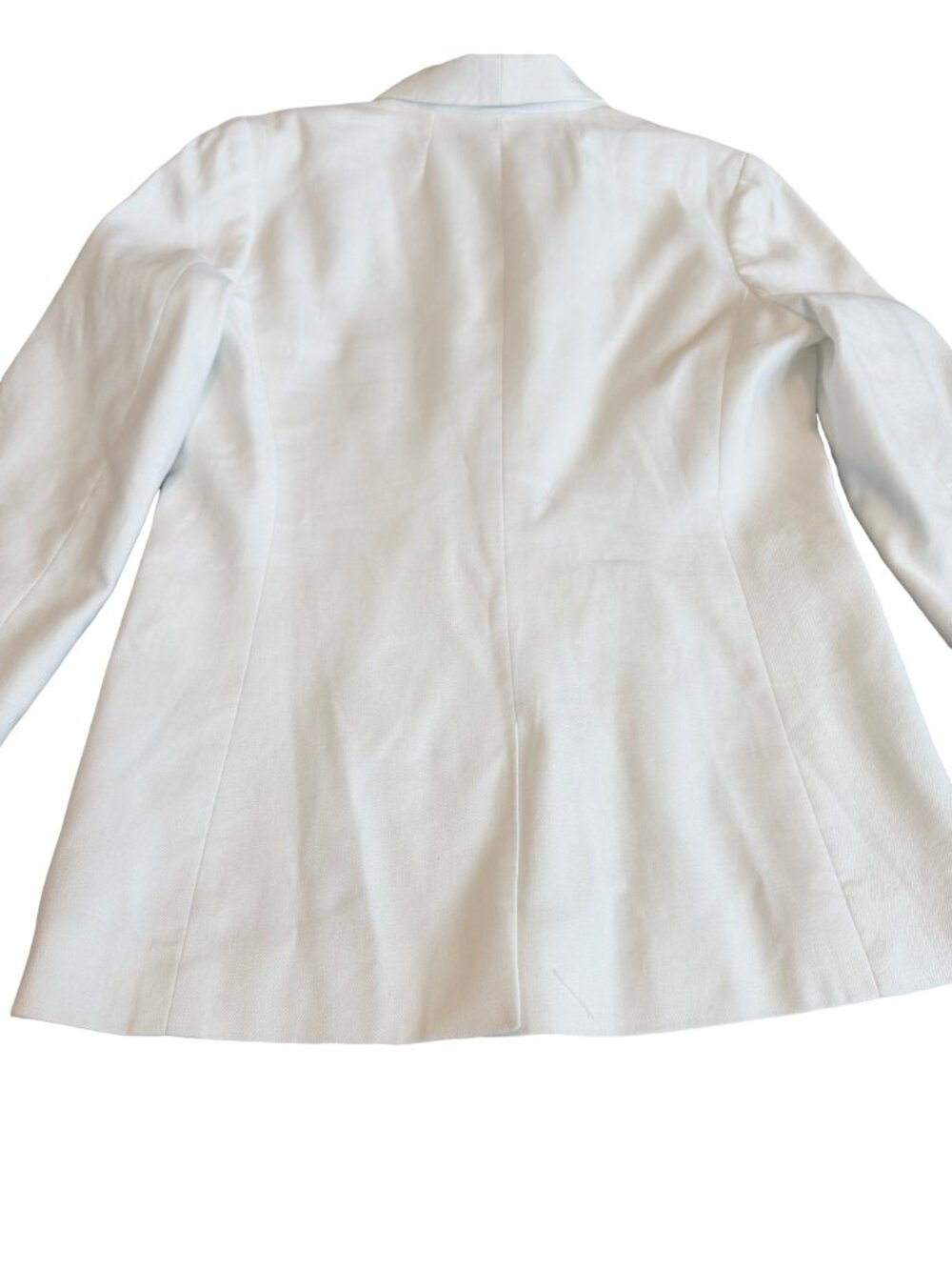 J. Crew Shawl Collar Linen Blend Single Button Tailored Blazer Size 6 Women's - Picture 10 of 13